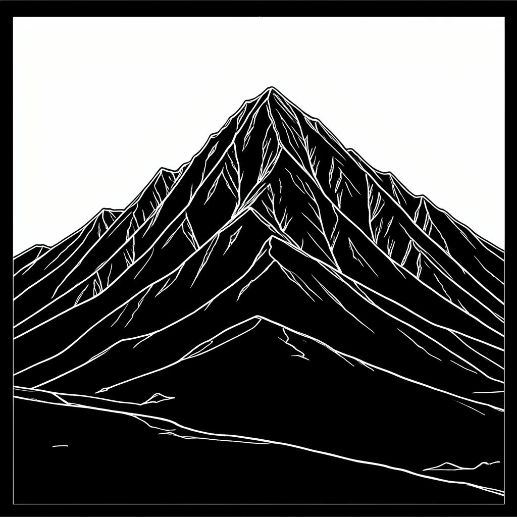 A winding mountain highway cutting through dense evergreen forest in the Kootenay region, soft morning light filtering through mist, desaturated greens and earthy browns, calm and expansive mood.